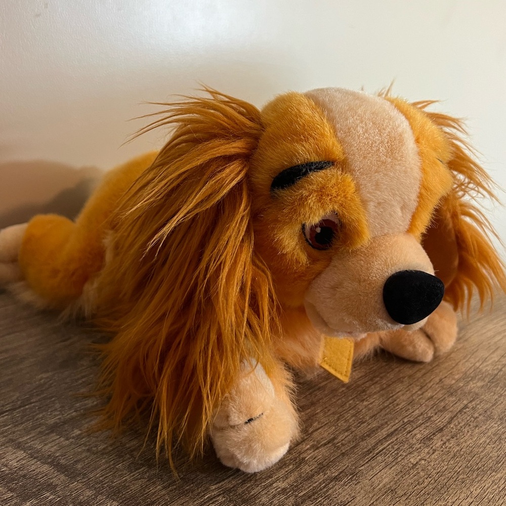 Disney Lady from Lady and the Tramp 13” Plush Dog Soft Fluffy